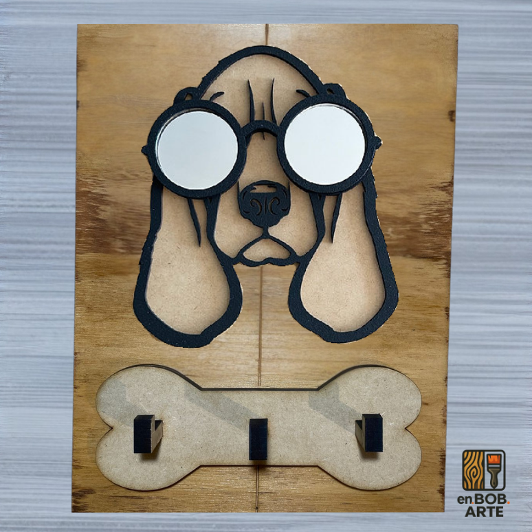 Portacorreas Basset hound