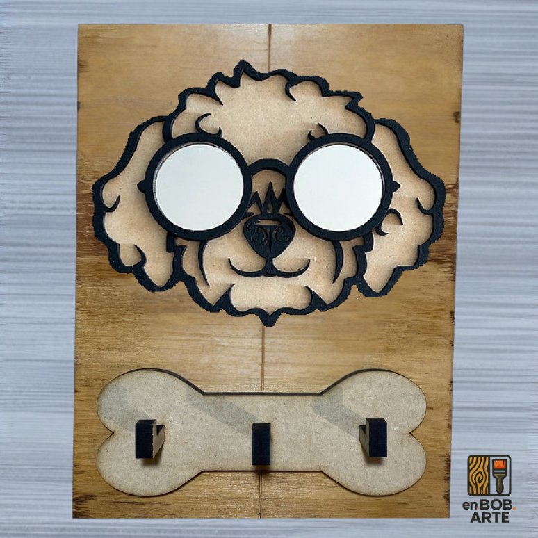 Portacorreas French poodle